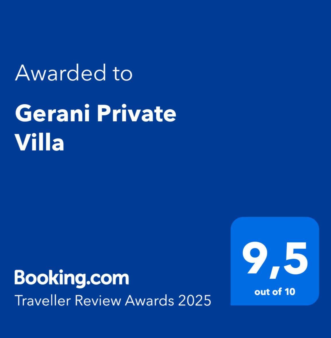 Gerani Private Villa ภายนอก รูปภาพ
